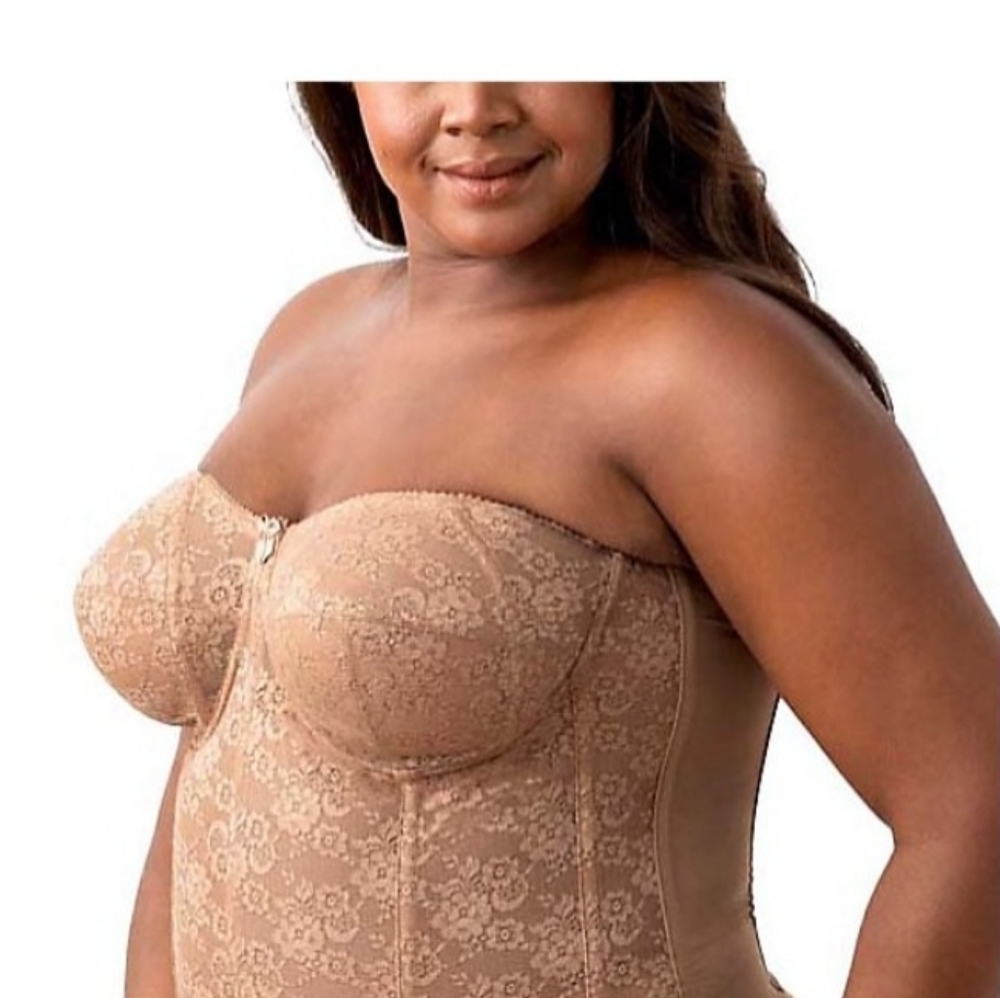 Elila Full Figure Strapless Bustier